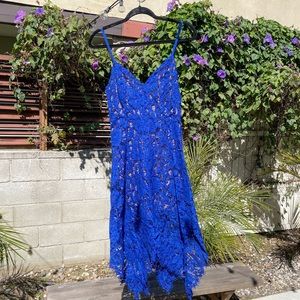 Lulus One Wish Lace Midi Dress